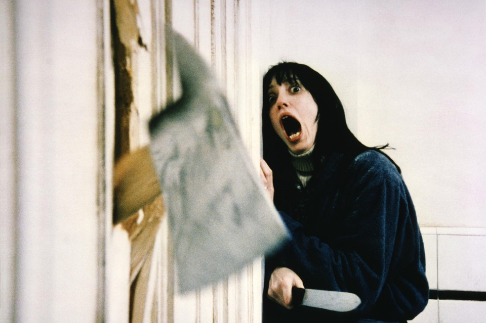 Duvall in de iconische scène uit ‘The shining’.