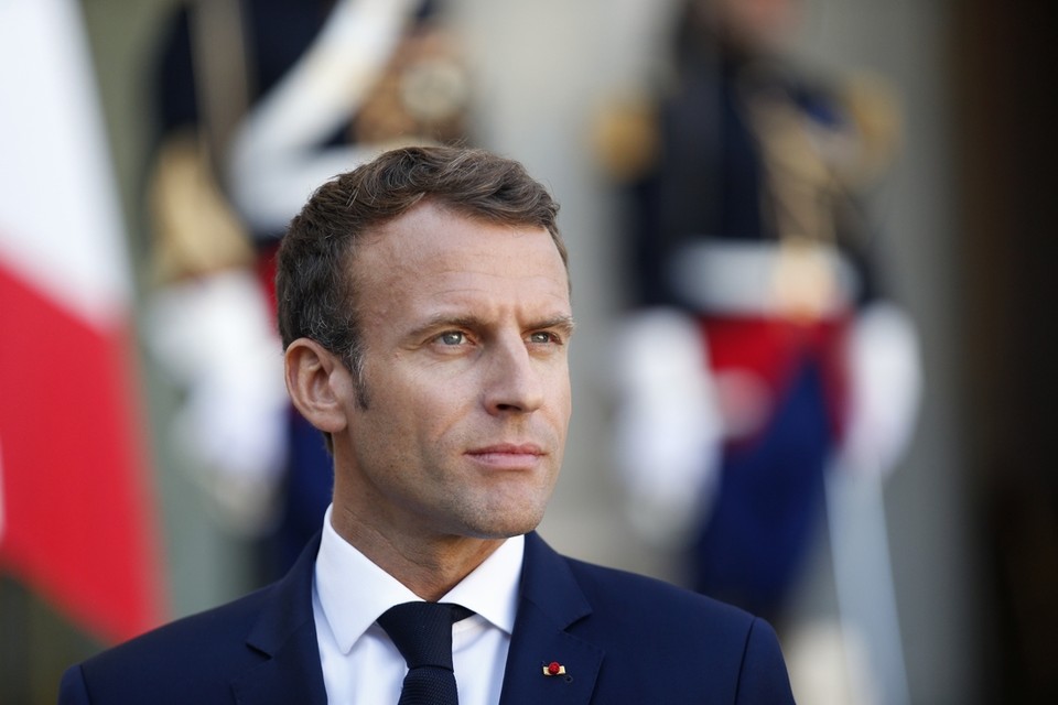 President Emmanuel Macron. 