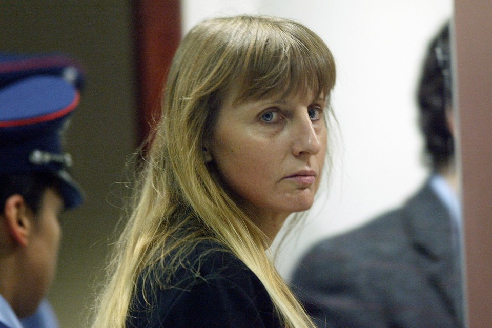 Michelle Martin ten tijde van het proces-Dutroux, in 2004. 