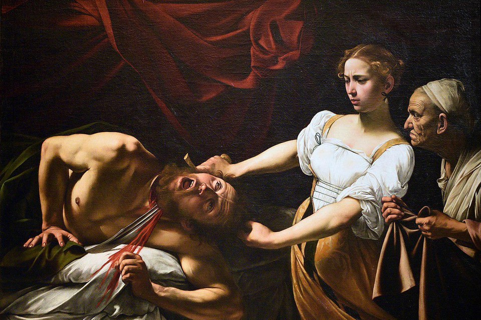 ‘Judith onthoofdt Holofernes’ van Caravaggio.