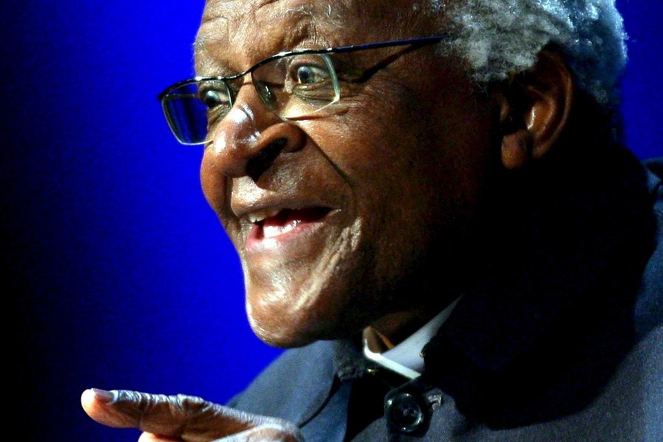De Zuid-Afrikaanse aartsbisschop Desmond Tutu