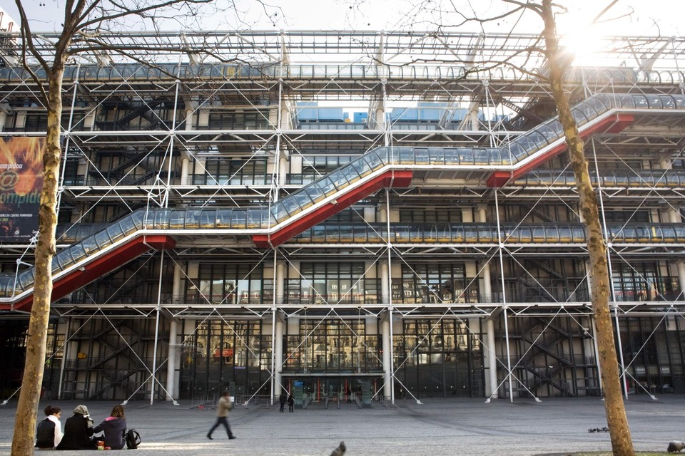 Centre Pompidou, in Parijs. 