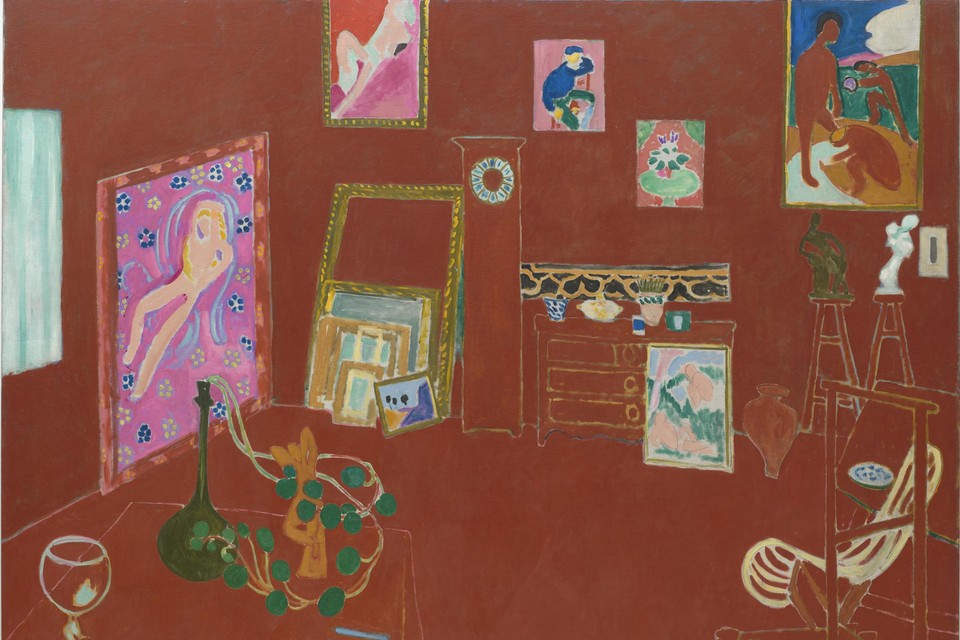 Henri Matisse, The red studio. The Museum of Modern Art, New York.