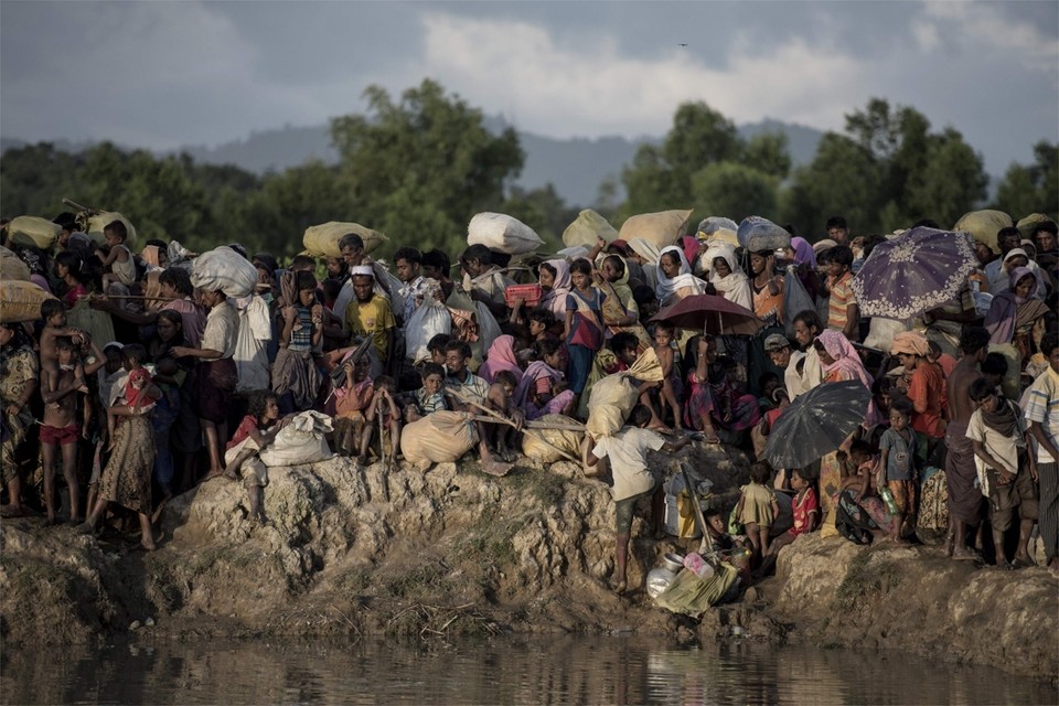 Honderdduizenden Rohingya ontvluchtten hun land. 