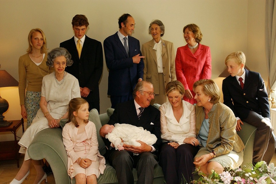 Ter gelegenheid van de doop van prinses Laetitia-Maria (2003). 