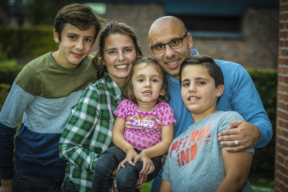 Valentina Grimaldi en haar gezin. 