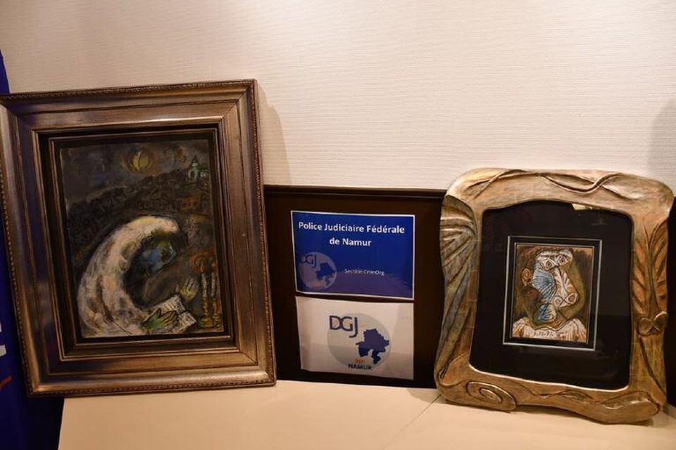 De kunstwerken werden veertien jaar geleden gestolen in Tel Aviv.
