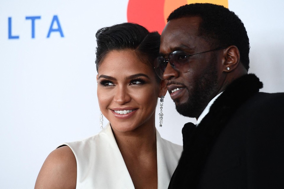 Cassie en Sean Combs in januari 2018.