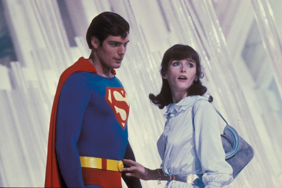Kidder als Lois Lane naast haar held. 