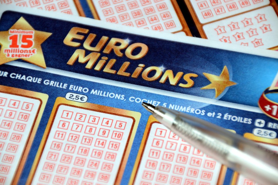 Een Euromillions biljet 