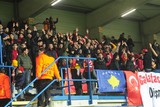 thumbnail: Supporters van Galatasaray tijdens de beloftenmatch tegen Anderlecht dinsdagavond.
