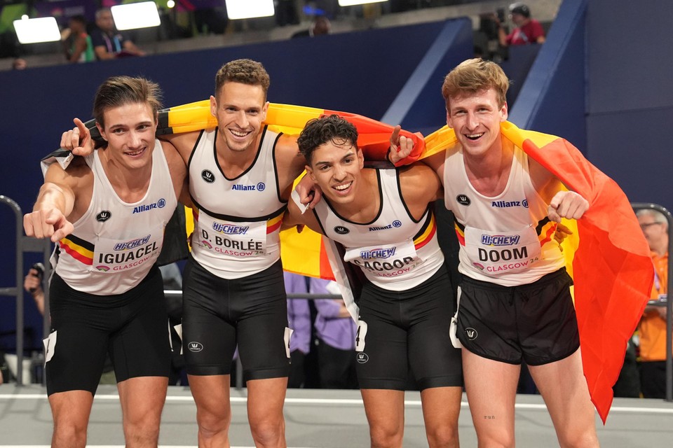 De Belgian Tornados kroonden zich in maart tot indoorwereldkampioen 4x400m.