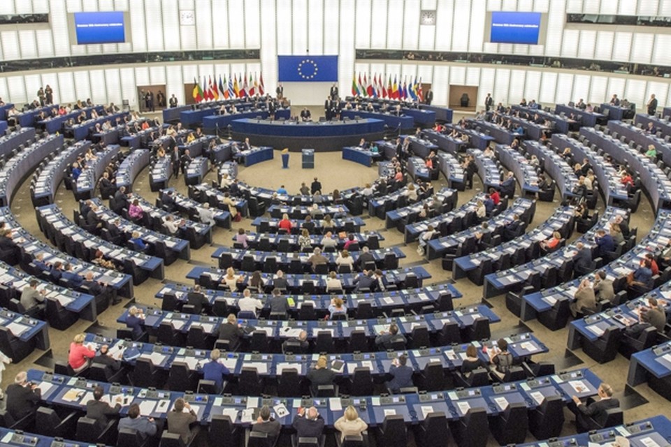 Het Europees Parlement in Straatsburg 