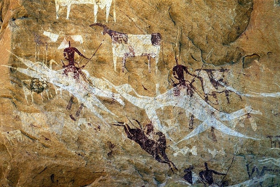 Het Ennedi-massief in Tsjaad biedt onderdak aan duizenden muurschilderingen en rotstekeningen. De grootste verzameling in zijn soort in de Sahara.