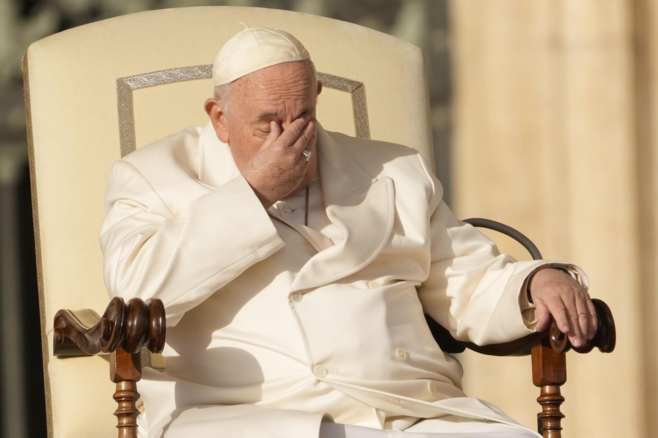 Paus Franciscus hield woensdag zijn wekelijkse audiëntie 