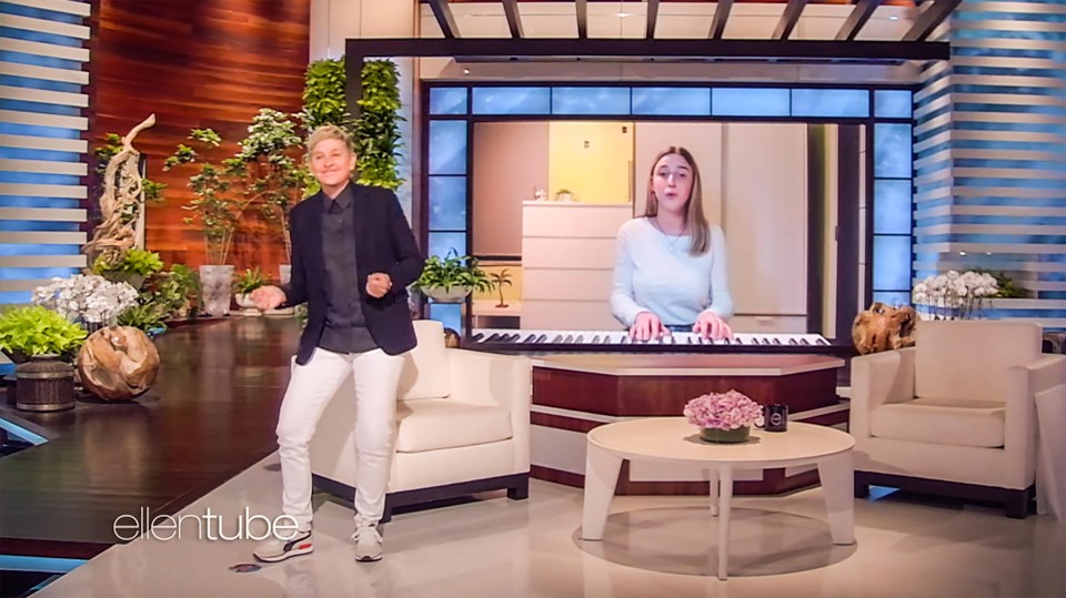 Ellen DeGeneres destijds in haar gelijknamige tv-show.