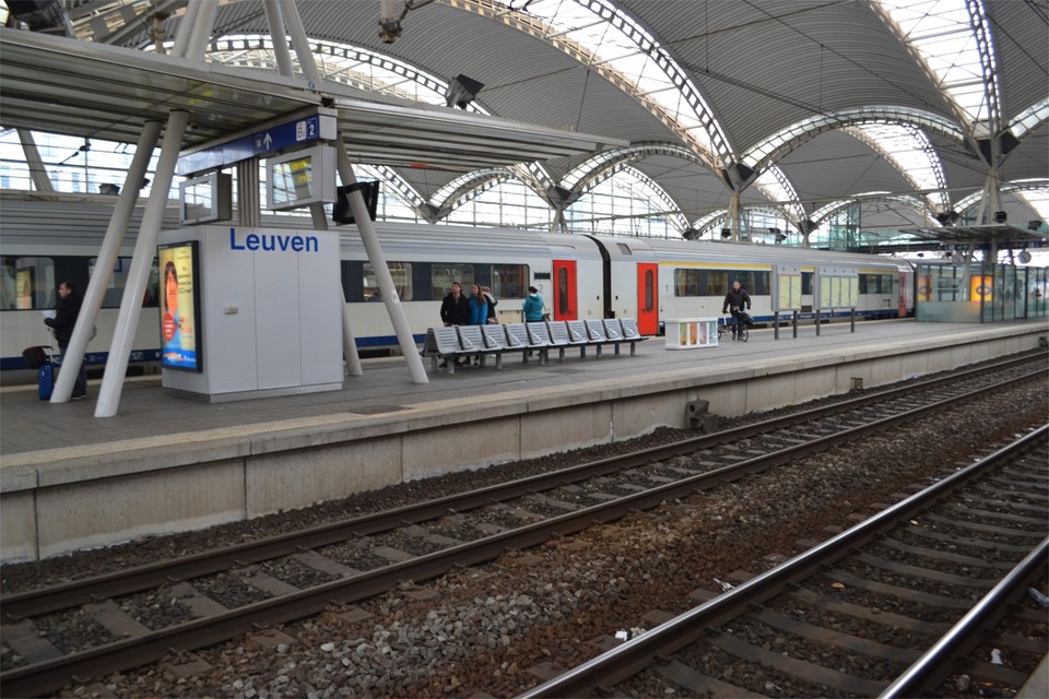 Themabeeld station Leuven. 