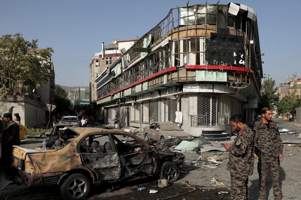 Een autobom richtte vorige week grote schade aan in de Afghaanse hoofdstad Kabul. 