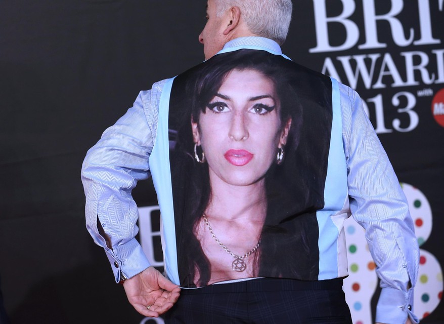 Mitch Winehouse op de Brit Awards in 2013.