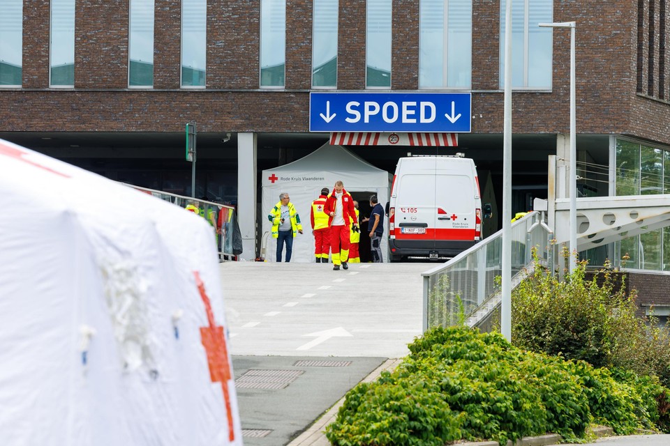 De spoeddienst van het AZ Maria Middelares in Gent. 